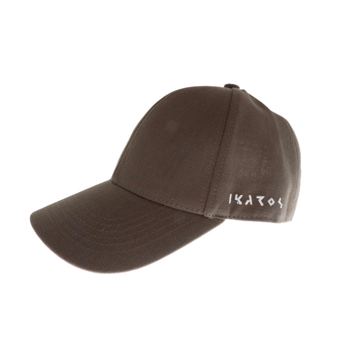 Brown Linen Cap