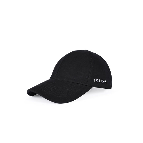 Black Linen Cap